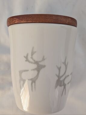 Pentik Saaga Jar - White and Gray